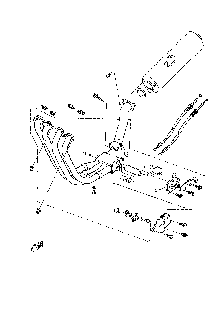 four stroke power valve