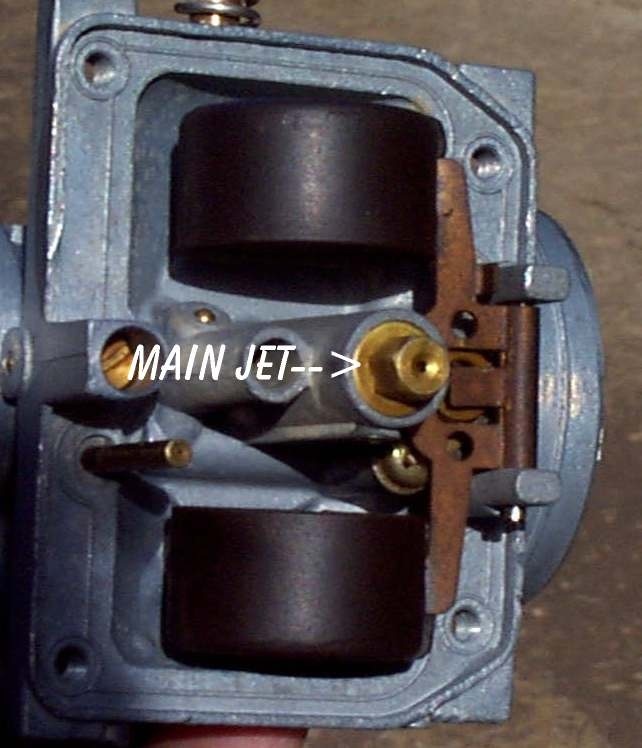 <center><Font size=4><B>Main Jet in the Carburetor</B></font></center>