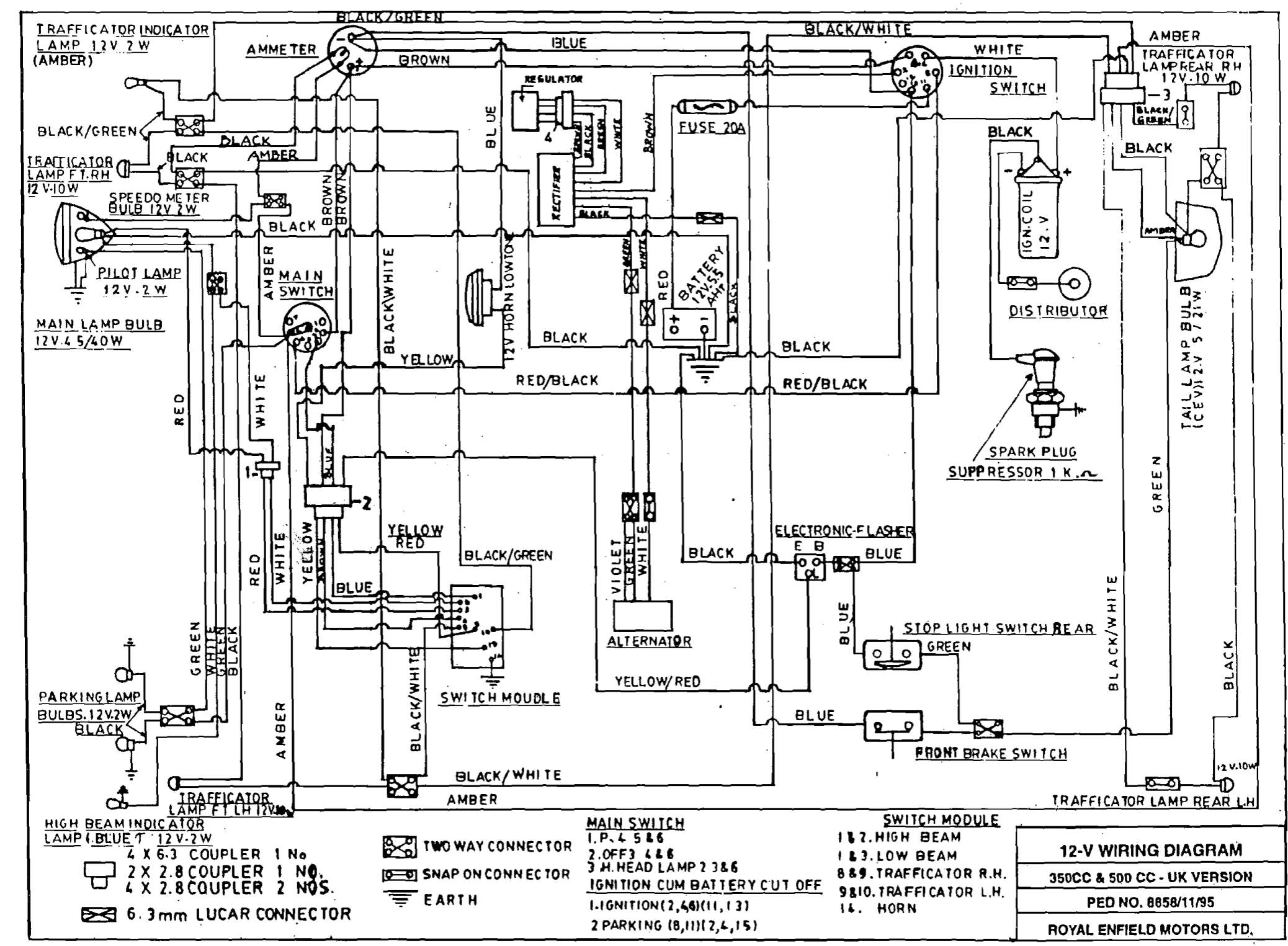 Dan 39 S Motorcycle Various Wiring Systems And Diagrams