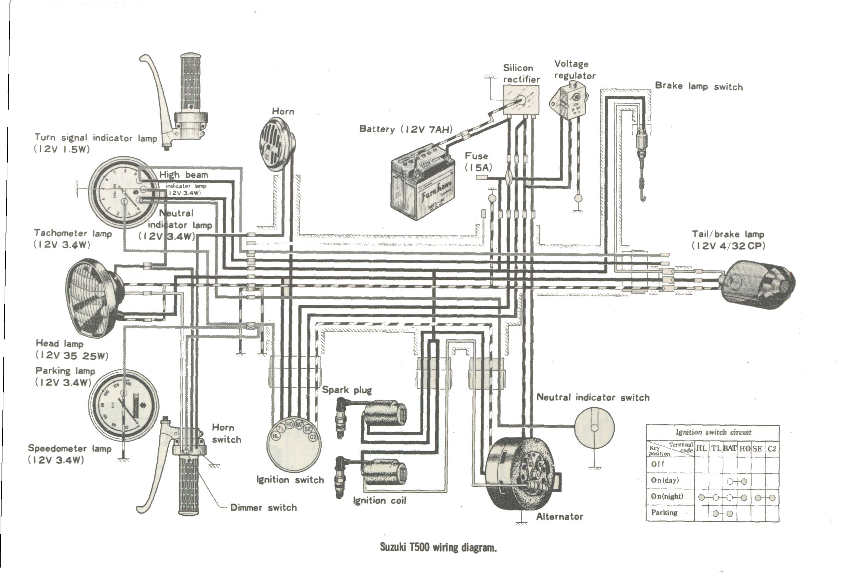 Dan's Motorcycle "Various Wiring Systems and Diagrams"