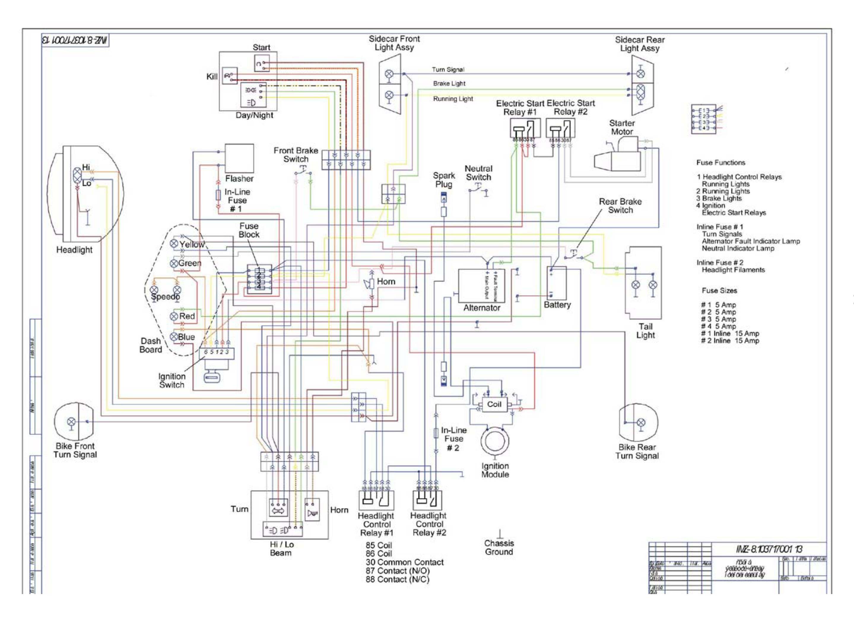 Dan's Motorcycle "Various Wiring Systems and Diagrams"